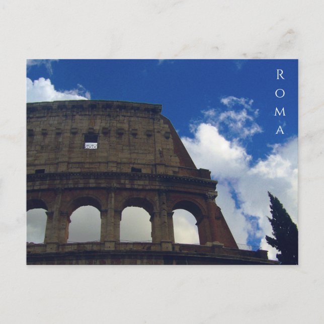colosseum roma vykort (Framsida)
