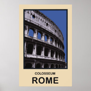 Colosseum Rome italien Poster