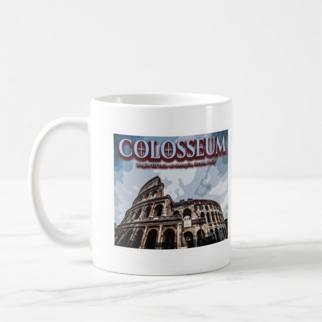 COLOSSEUM - ROME ITALIEN - ROMAN ICONIC KAFFEMUGG (Vänster)