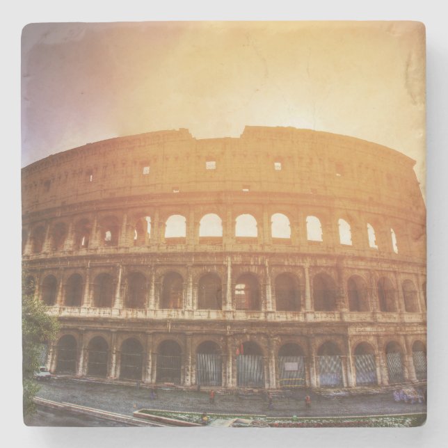 Colosseum Rome, italien Stenunderlägg (Framsidan)
