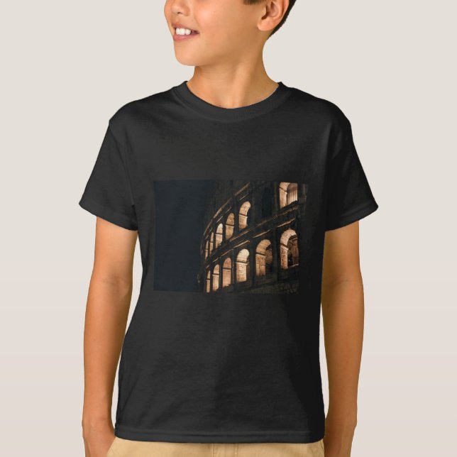 colosseum, rome, italy, travel, europe, t shirt (Framsida)