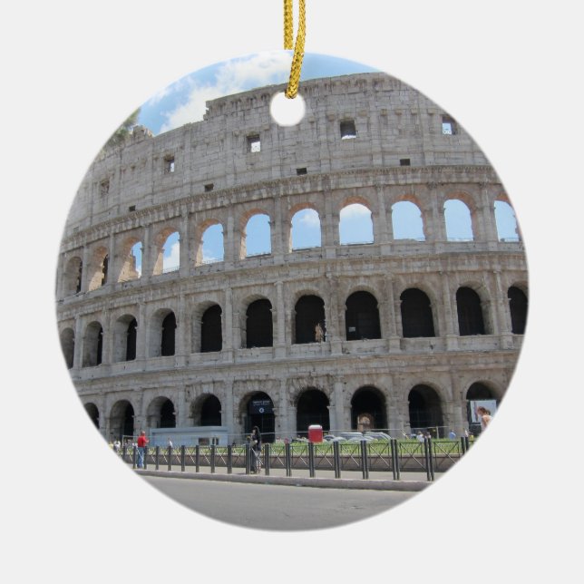 Colosseum Rome på! Julgransprydnad Keramik (Framsidan)