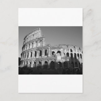 Colosseum svart och vitt vykort