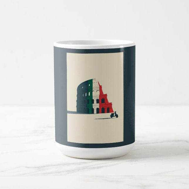 Colosseum Tricolore Classic Mugg - Vespa Rom (Center)