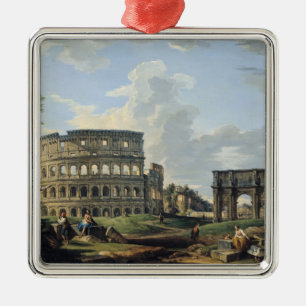Colosseumen och bågen av Constantine Julgransprydnad Metall