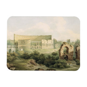Colosseumen, Rome, 1802 (w/c över grafiten på wo Magnet