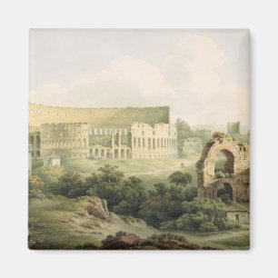 Colosseumen, Rome, 1802 (w/c över grafiten på wo Magnet