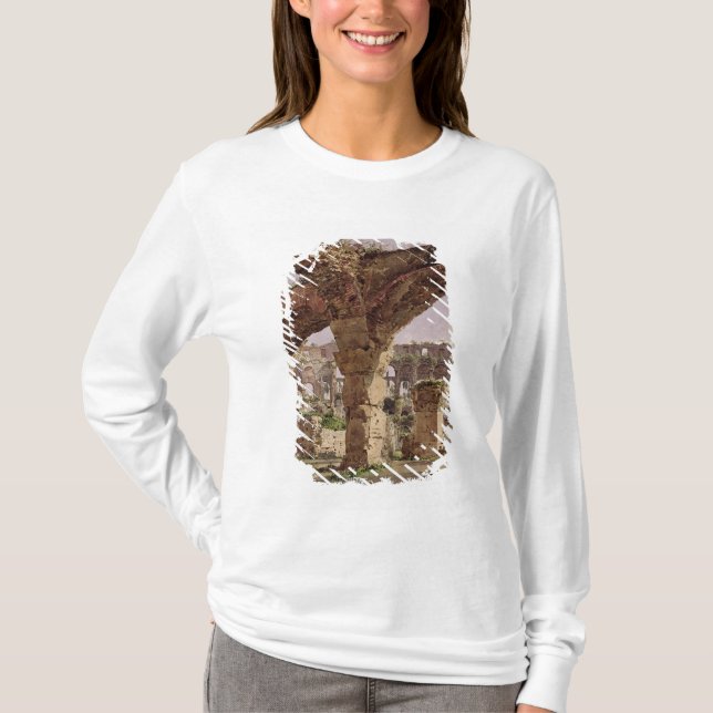 Colosseumen, Rome, 1835 T Shirt (Framsida)