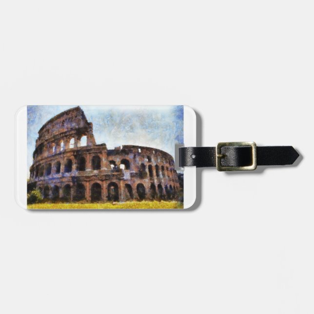 Colosseumen, Rome, italien Bagagebricka (Horisontell Framsida)