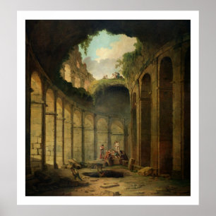 Colosseumen, Rome (olja på kanfas) Poster