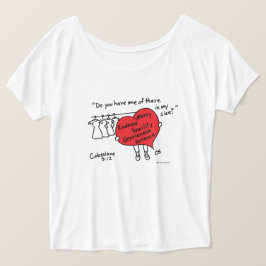 Colossians 3:12, röda hjärtakvinna T-tröja T Shirt