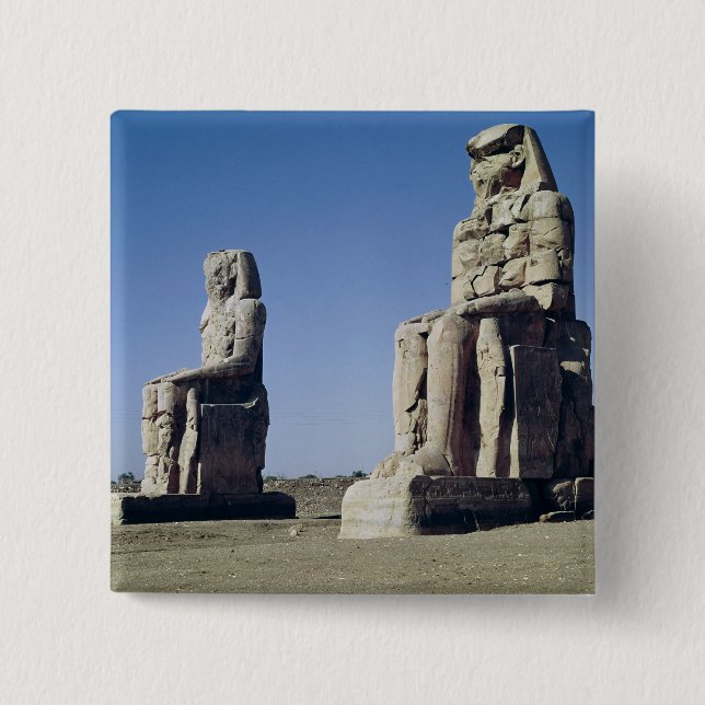 Colossina av Memnon, statyer av Amenhotep Knapp (Framsida)