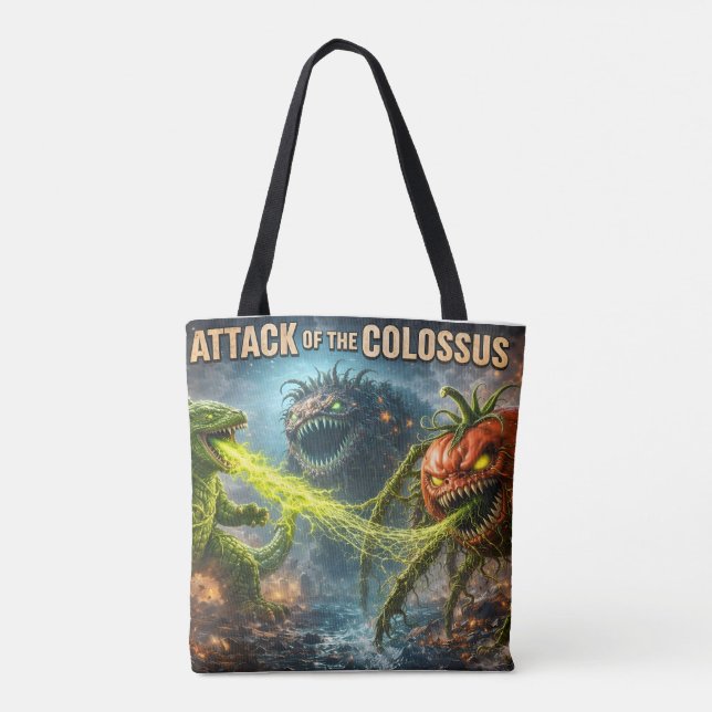 Colossus mutantgrönsakens attack överallt tygkasse (Baksida)