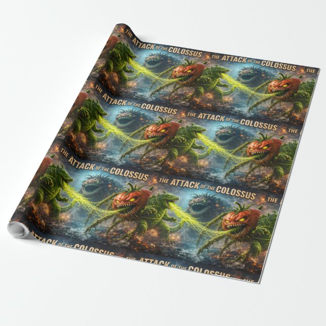 Colossus mutantgrönsaksbulk mats attack presentpapper (Utrullad)