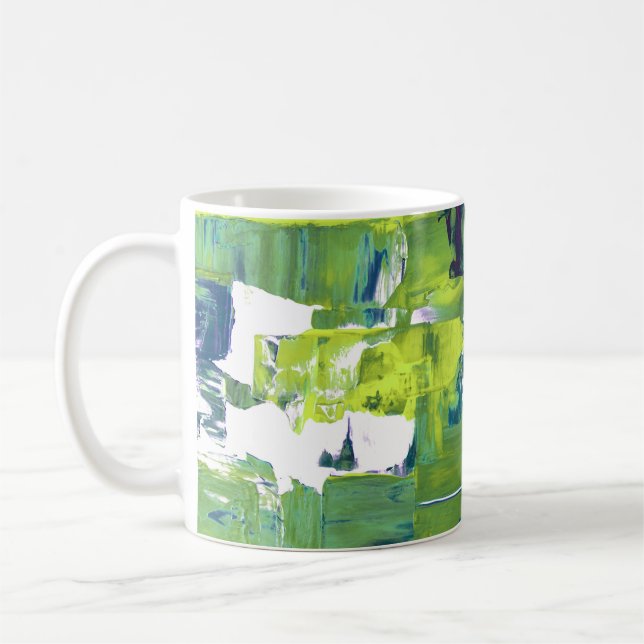 Colour Rush Abstract Oil Paint VII Mug Kaffemugg (Vänster)