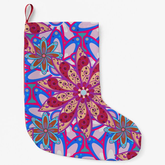 Colour Spring Theme seamless pattern Background. C Liten Julstrumpa (Framsidan)