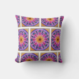 Colourful boho inspired couch cushion kudde