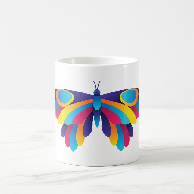 Colourful Butterfly Coffee Mug Kaffemugg (Skapare uppladdad)