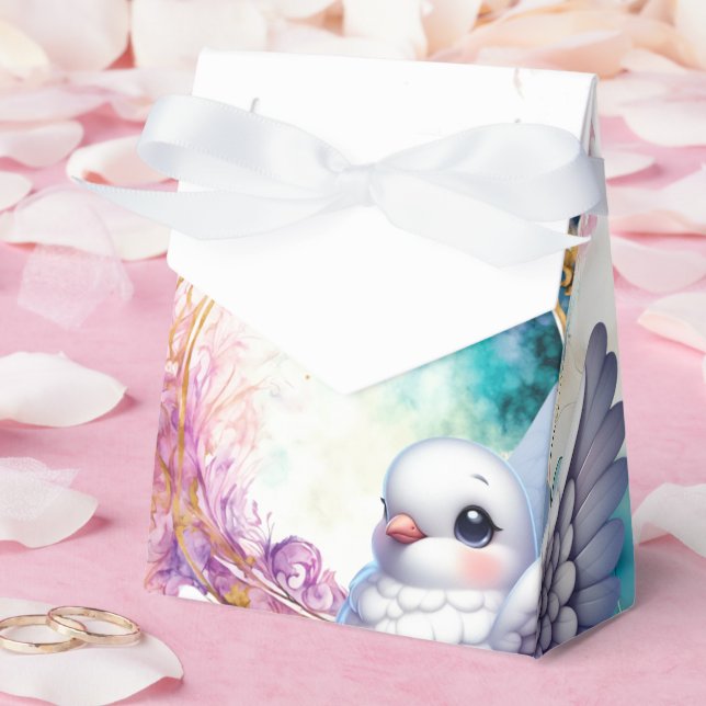 Colourful Dove Presentaskar (Bröllop)