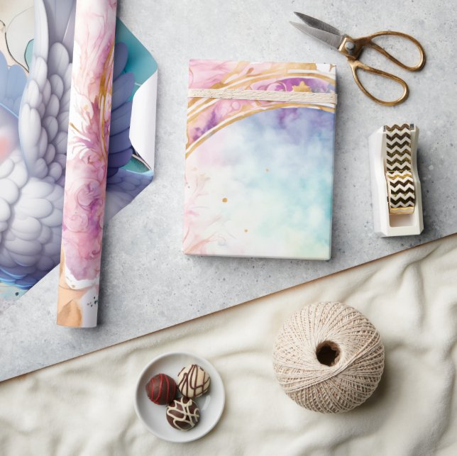 Colourful Dove Presentpapper (Hantverk)