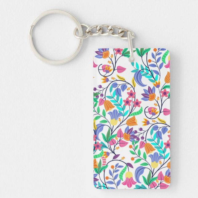 Colourful Exotic Floral Pattern-23147 (Framsidan)