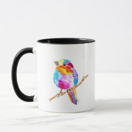 Colourful Little Bird Mugg