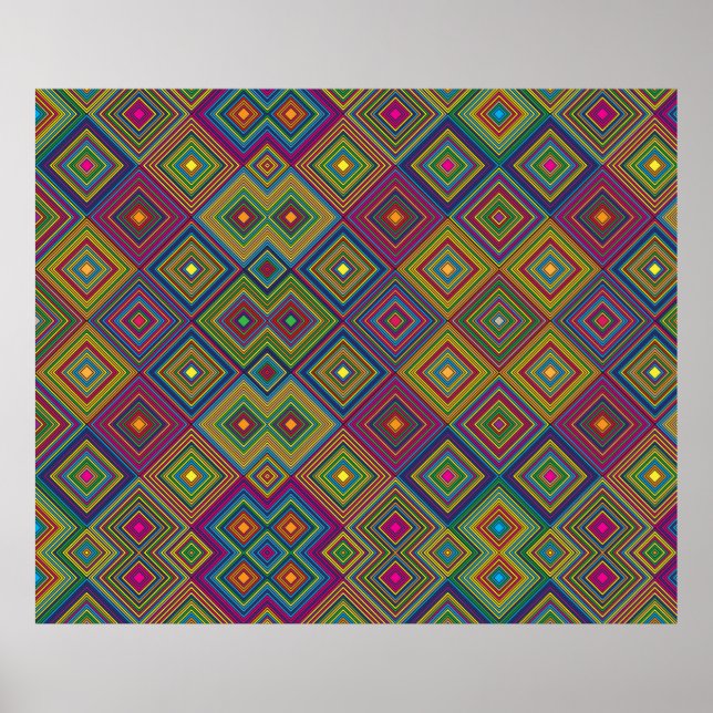 colourful poster design features a vibrant rainbow (Framsidan)