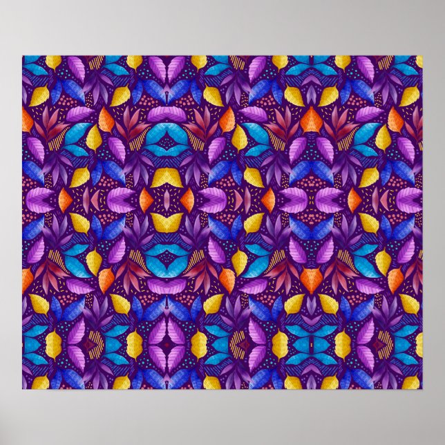 colourful poster design features a vibrant rainbow (Framsidan)