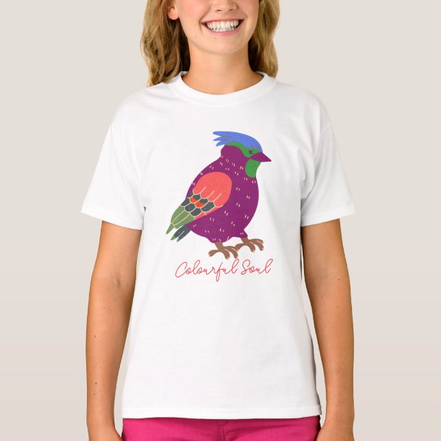 Colourful Soul Design T Shirt (Framsida)