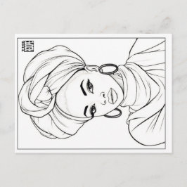 Colouring Post Card | SAHARA Helg Vykort