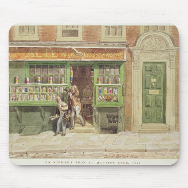 Colourman'sen shoppar, Sts Martin Lane, 1829 Musmatta (Framsidan)