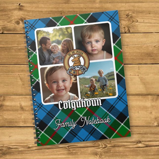 Colquhoun Familjefotokollage Anteckningsbok (Skapare uppladdad)
