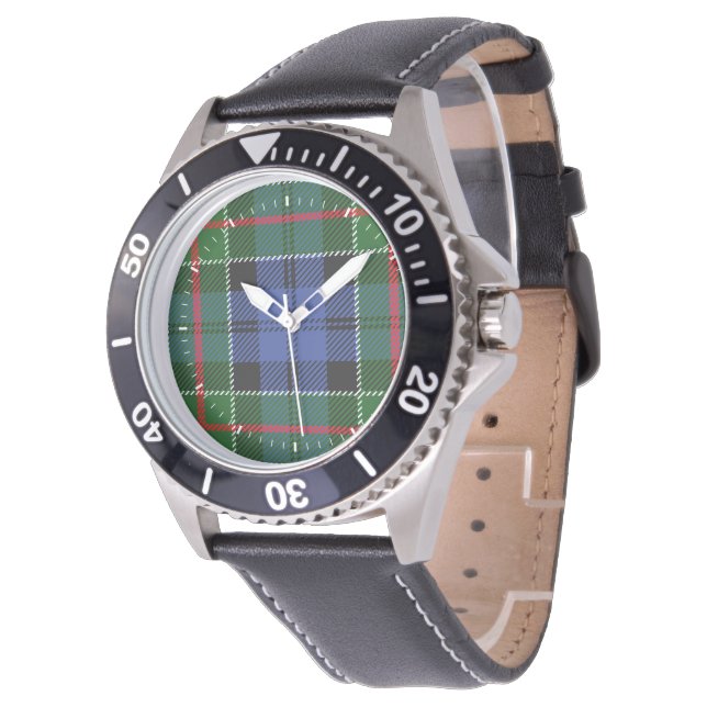 Colquhoun Klan Tartan Armbandsur (Vinklad)