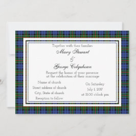 Colquhoun Scottish Wedding bjudande Inbjudningar