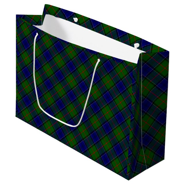 Colquhoun tartan blågrön kartruta (Framsidan Vinklad)