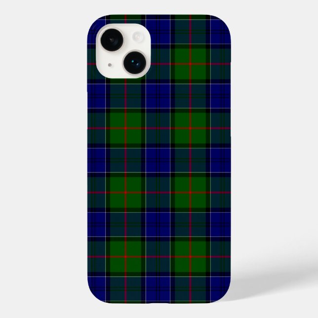 Colquhoun tartan blue grönt plaid (Baksida)