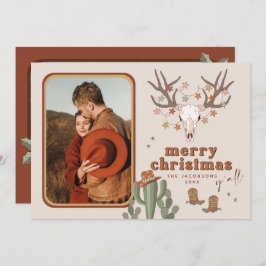 COLT Retro Cactus Cowboys Photo julkort Inbjudningar