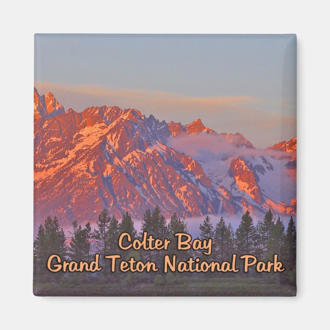 Colter Bay Grand Teton nationalpark Magnet (Framsidan)