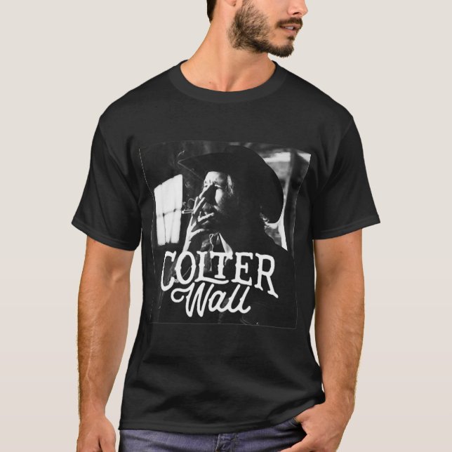 Colter Wall Singer Songwriter Deep Baritone Compos T Shirt (Framsida)