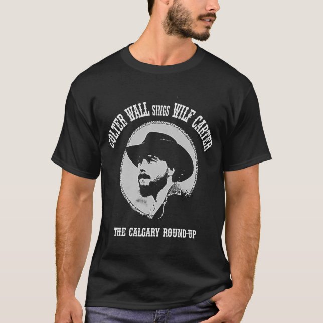 Colter Wall Singer Songwriter Deep Baritone Compos T Shirt (Framsida)