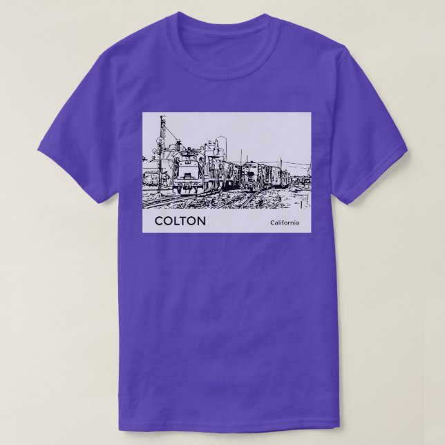Colton California TShirt T Shirt (Design framsida)