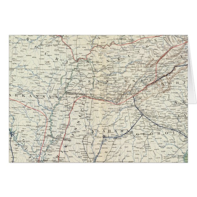 Coltons amerikanska sektion hälsningskort (Framsidan Horizontal)