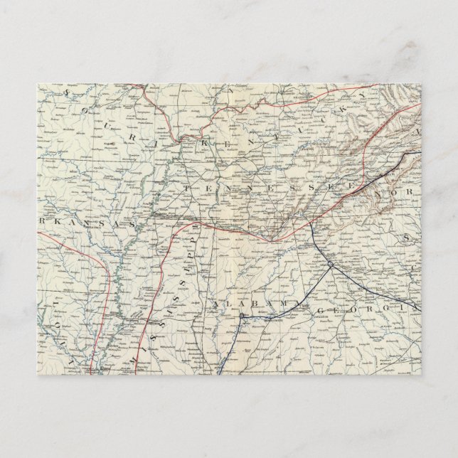 Coltons amerikanska sektion vykort (Framsida)