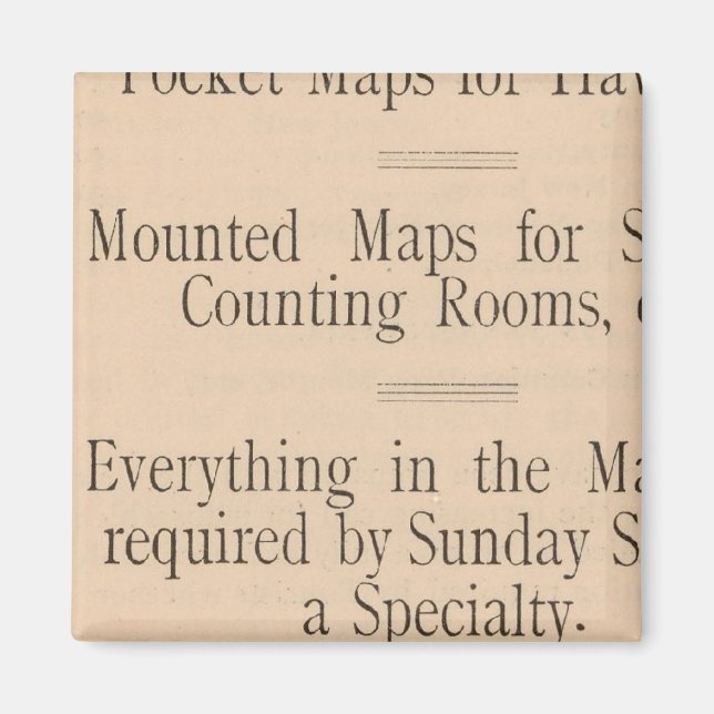 Coltons kör- och hjulande Karta i USA Magnet (Framsidan)