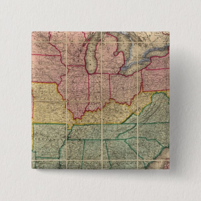 Colton's Railroad and County Karta, United Stater Knapp (Framsida)