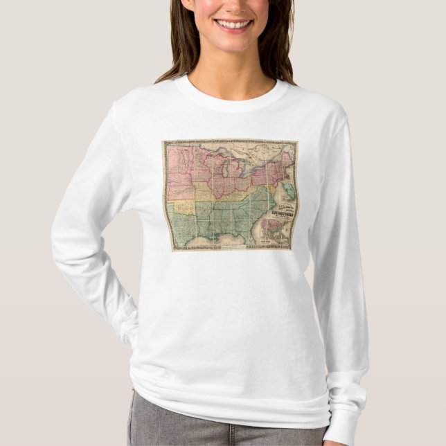 Coltons Railroadand ståndsmässig karta, United Tee (Framsida)