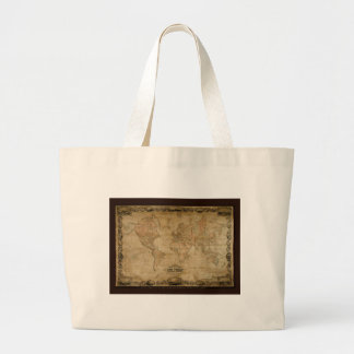 Coltons Vintage World Map Tote Bag Jumbo Tygkasse