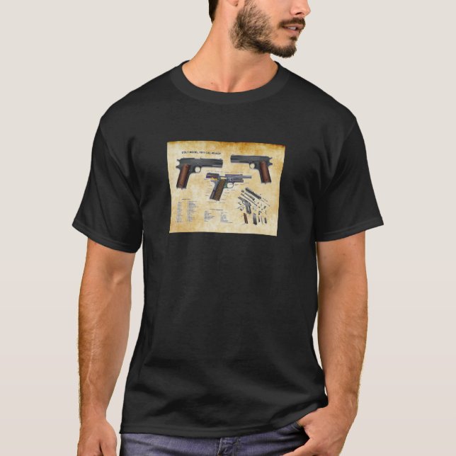 COLTPISTOL 1911 T-SHIRT (Framsida)