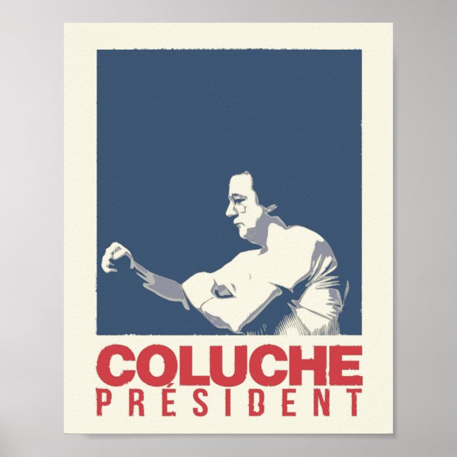 Coluche Président Poster (Framsidan)