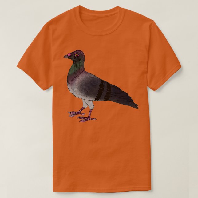 Columba livia 2 t shirt (Design framsida)